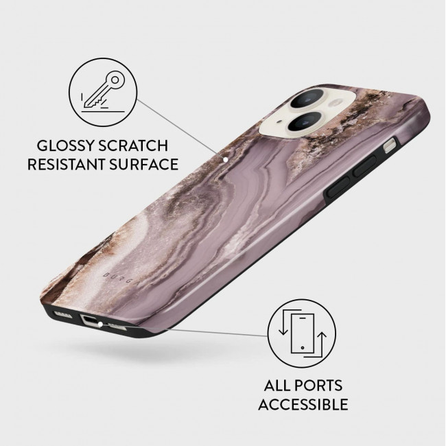 Burga iPhone 13 Fashion Tough Σκληρή Θήκη - Golden Taupe