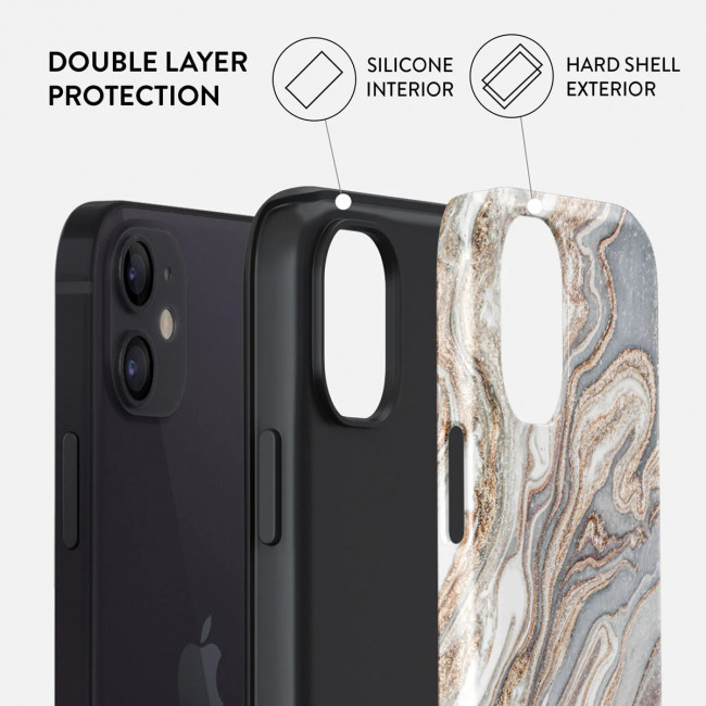 Burga iPhone 12 / 12 Pro Fashion Tough Σκληρή Θήκη - Gentle Wind