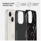 Burga iPhone 13 Fashion Tough Σκληρή Θήκη - Rose Gold Marble