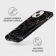 Burga iPhone 13 Fashion Tough Σκληρή Θήκη - Rose Gold Marble