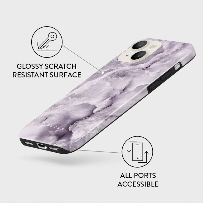 Burga iPhone 13 Fashion Tough Σκληρή Θήκη - Black Currant