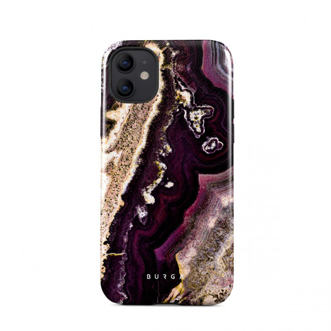 Burga iPhone 12 / iPhone 12 Pro Fashion Tough Σκληρή Θήκη - Purple Skies