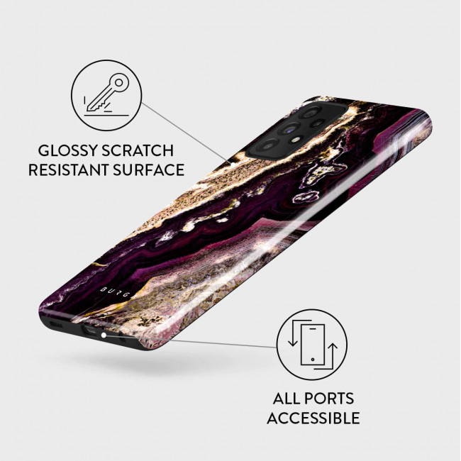 Burga Samsung Galaxy A52 / A52 5G / A52s 5G Fashion Tough Σκληρή Θήκη - Purple Skies