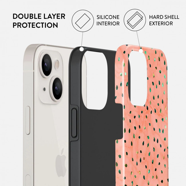 Burga iPhone 13 Fashion Tough Σκληρή Θήκη - Watermelon Shake