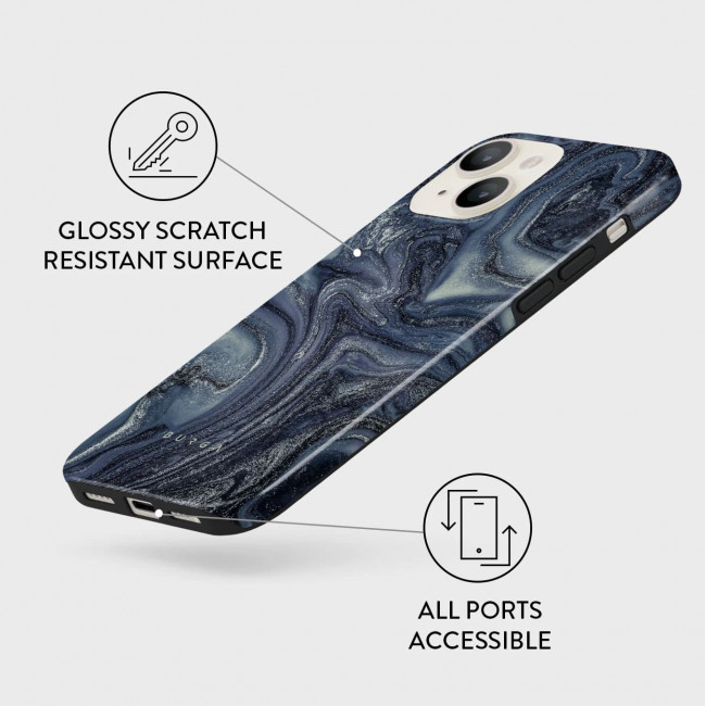 Burga iPhone 13 Fashion Tough Σκληρή Θήκη - Navy Trench