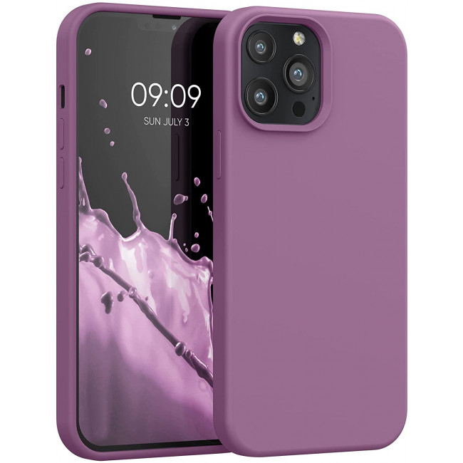 KW iPhone 13 Pro Max Θήκη Σιλικόνης Rubberized TPU - Orchid Purple - 55881.235