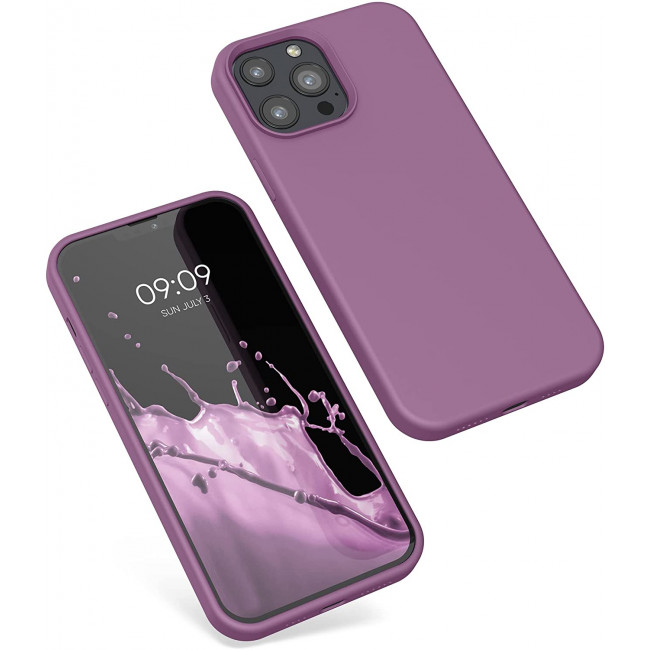 KW iPhone 13 Pro Max Θήκη Σιλικόνης Rubberized TPU - Orchid Purple - 55881.235