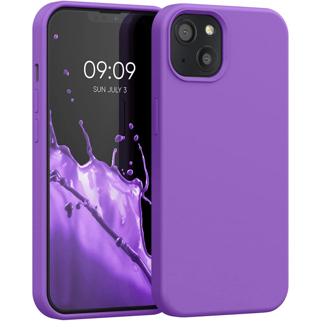 KW iPhone 13 Θήκη Σιλικόνης Rubberized TPU - Orchid Purple - 55878.221