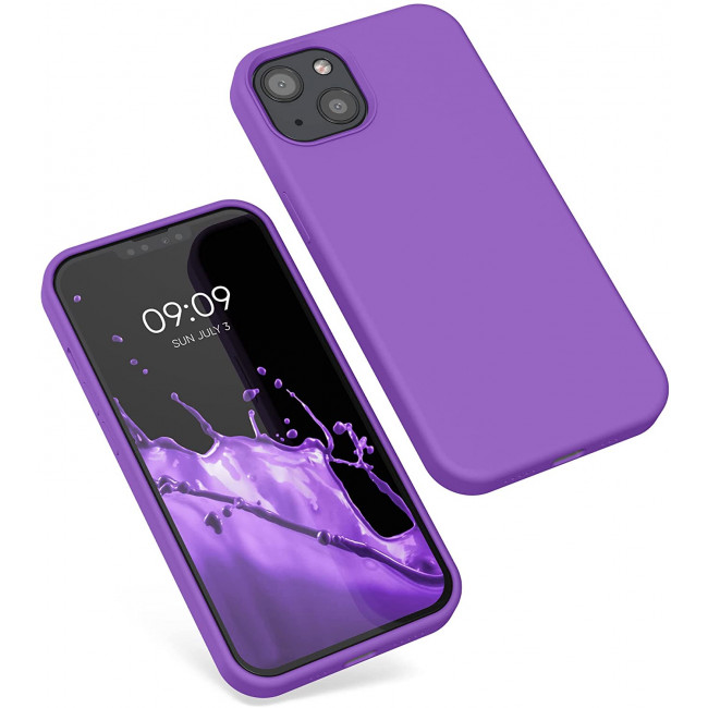 KW iPhone 13 Θήκη Σιλικόνης Rubberized TPU - Orchid Purple - 55878.221