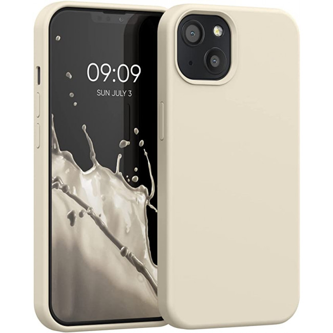 KW iPhone 13 Θήκη Σιλικόνης Rubberized TPU - Moon Glow - 55878.204