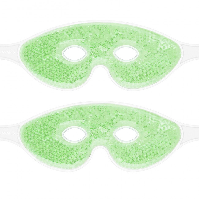 Navaris Cooling Gel Eye Mask - Σετ με 2 Μάσκες Ματιών με Τζελ - Mint Green - 47640.50.02