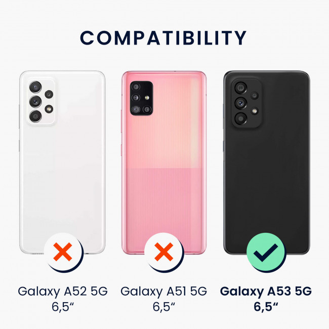 KW Samsung Galaxy A53 5G Θήκη Σιλικόνης TPU - Coconut Swirl - 57808.225