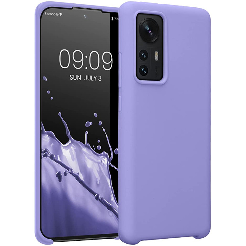 KW Xiaomi 12 / 12X Θήκη Σιλικόνης Rubber TPU - Lavender - 56210.108