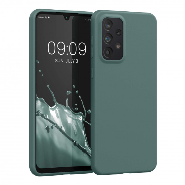 KW Samsung Galaxy A33 5G Θήκη Σιλικόνης TPU - Moss Green - 57806.169