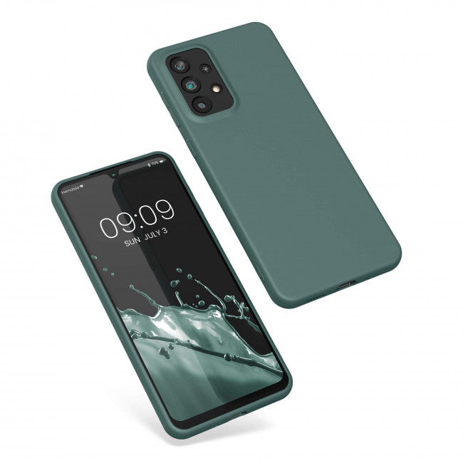 KW Samsung Galaxy A33 5G Θήκη Σιλικόνης TPU - Moss Green - 57806.169