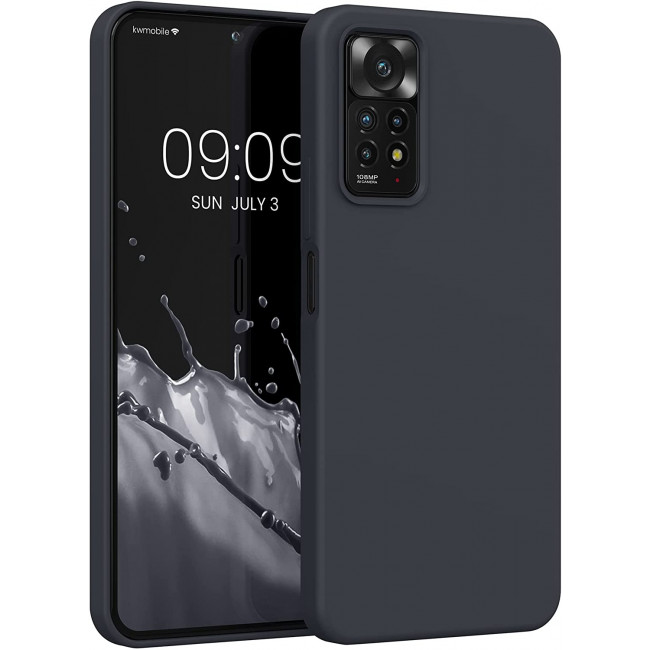 KW Xiaomi Redmi Note 11 Pro / Note 11 Pro 5G Θήκη Σιλικόνης Rubberized TPU - Black - 57373.47