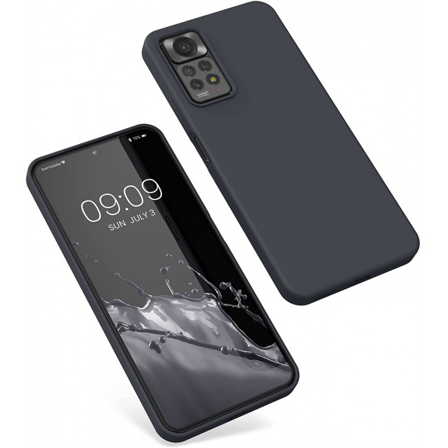 KW Xiaomi Redmi Note 11 Pro / Note 11 Pro 5G Θήκη Σιλικόνης Rubberized TPU - Black - 57373.47