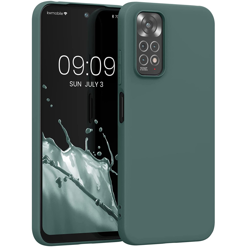 KW Xiaomi Redmi Note 11 / Redmi Note 11S Θήκη Σιλικόνης TPU - Blue Green - 57368.171