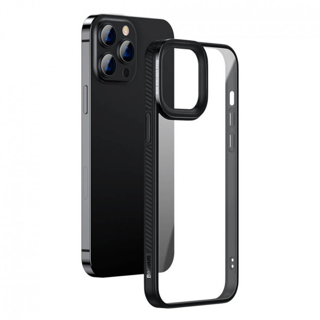 Baseus Crystal Hard Σκληρή Θήκη για iPhone 13 Pro - Black - ARJT000101