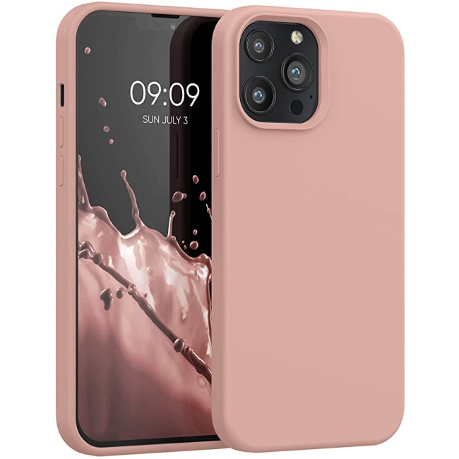 KW iPhone 13 Pro Max Θήκη Σιλικόνης Rubberized TPU - Orange Clay - 55881.237