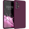 KW Samsung Galaxy A53 5G Θήκη Σιλικόνης Rubberized TPU - Bordeaux Violet - 57835.187