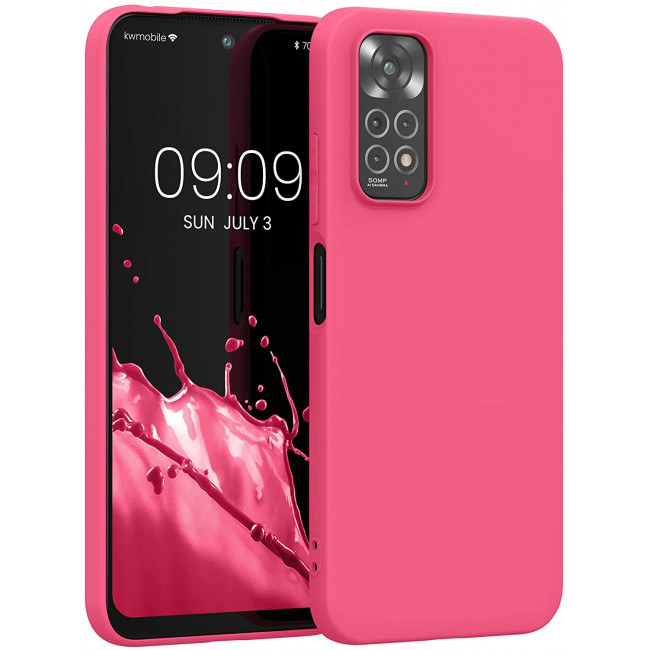 KW Xiaomi Redmi Note 11 / Redmi Note 11S Θήκη Σιλικόνης TPU - Awesome Pink - 57368.238