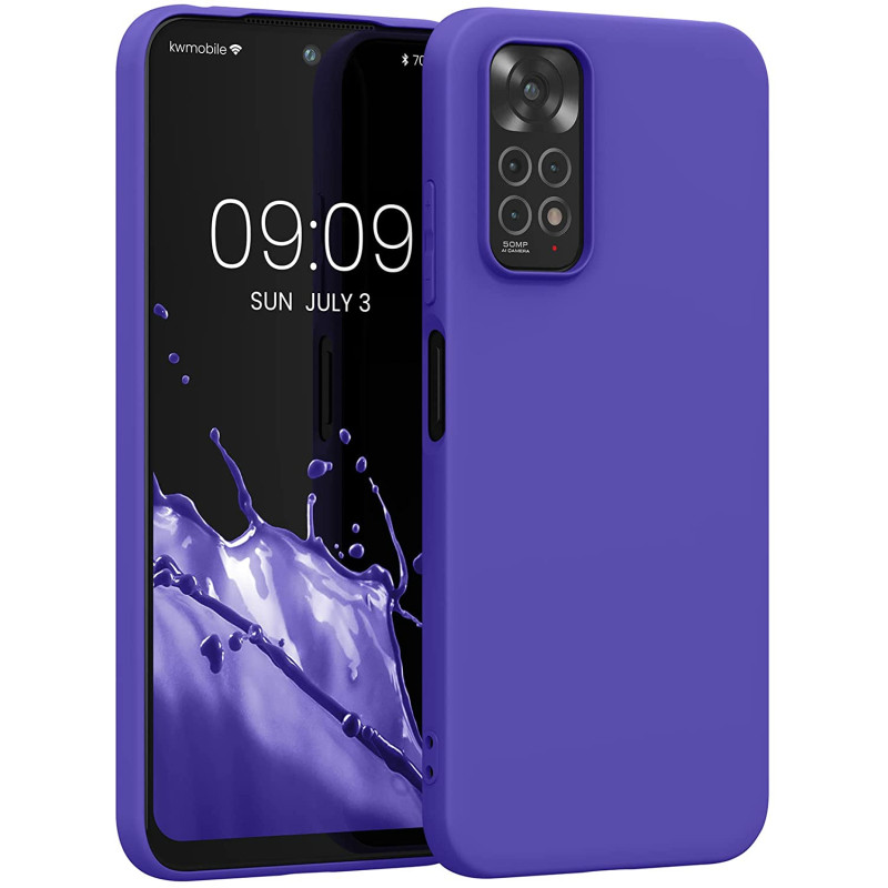 KW Xiaomi Redmi Note 11 / Redmi Note 11S Θήκη Σιλικόνης TPU - Blue Violet - 57368.234