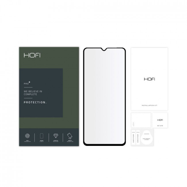 Hofi Xiaomi Redmi 10C Glass + 0.3mm 2.5D 9H Full Screen Tempered Glass Αντιχαρακτικό Γυαλί Οθόνης - Black