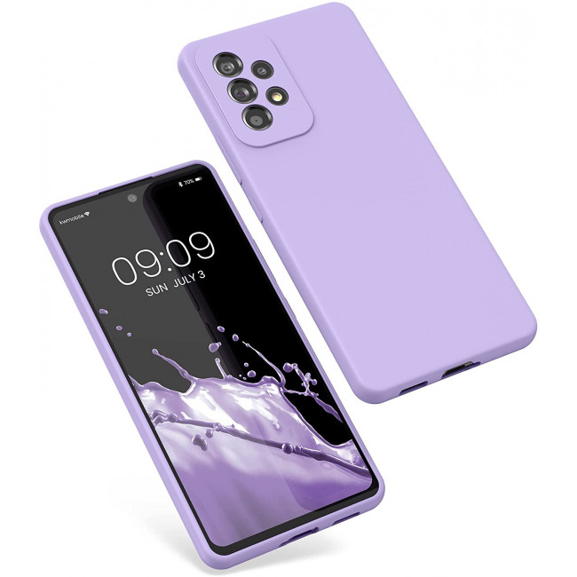 KW Samsung Galaxy A53 5G Θήκη Σιλικόνης Rubber TPU - Lavender - 57835.108