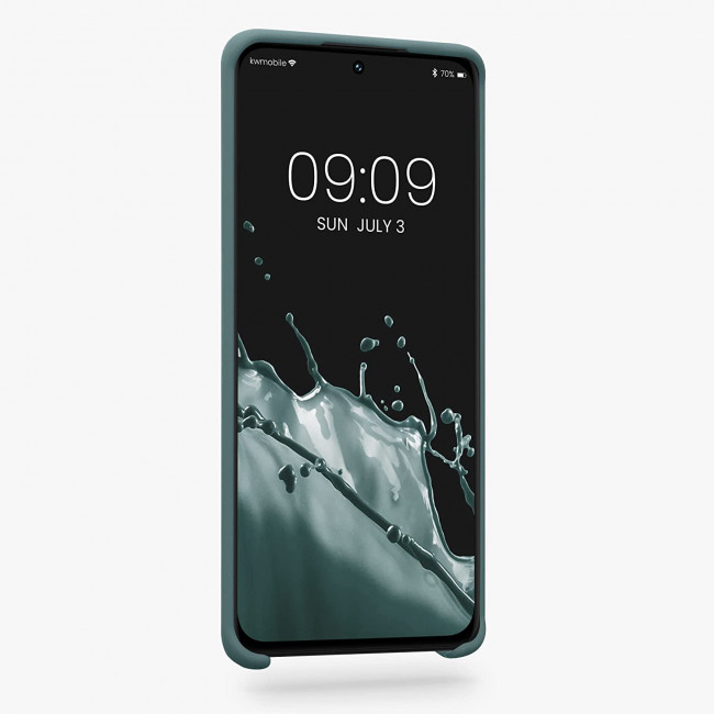 KW Xiaomi 12 / 12X Θήκη Σιλικόνης Rubber TPU - Blue Green - 56210.171