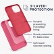 KW iPhone 13 Pro Max Θήκη Σιλικόνης Rubberized TPU - Awesome Pink - 55881.238