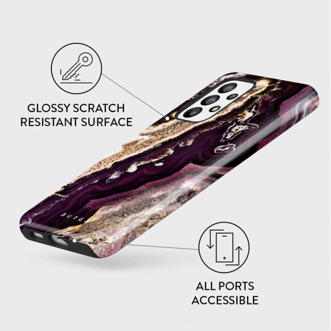 Burga Samsung Galaxy A53 5G Fashion Tough Σκληρή Θήκη - Purple Skies