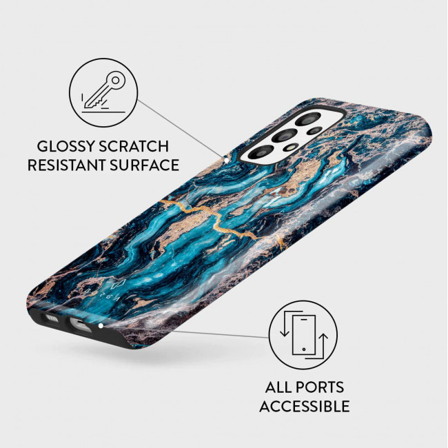 Burga Samsung Galaxy A33 5G Fashion Tough Σκληρή Θήκη - Mystic River