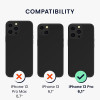 KW iPhone 13 Pro Θήκη Σιλικόνης TPU με Finger Holder - Black - 58277.01