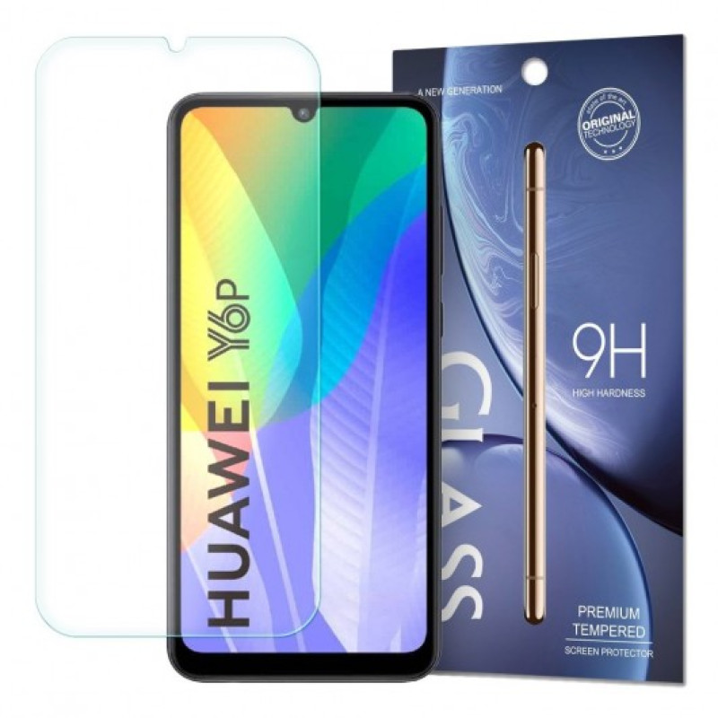 OEM Huawei Y6p 0.33mm 2.5D 9H Anti Fingerprint Tempered Glass Αντιχαρακτικό Γυαλί Οθόνης - Clear