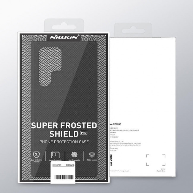 Nillkin Samsung Galaxy S22 Ultra Super Frosted Shield Rugged Σκληρή Θήκη - Black