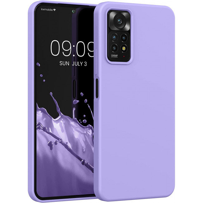 KW Xiaomi Redmi Note 11 Pro / Note 11 Pro 5G Θήκη Σιλικόνης Rubberized TPU - Lavender - 57373.108