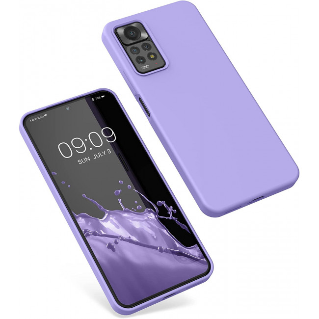 KW Xiaomi Redmi Note 11 Pro / Note 11 Pro 5G Θήκη Σιλικόνης Rubberized TPU - Lavender - 57373.108