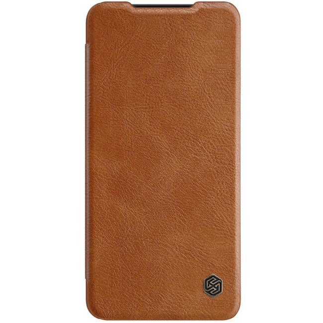 Nillkin Samsung Galaxy S22 Ultra Qin Leather Pro Flip Book Case with Camera Protection Θήκη Βιβλίο με Κάλυμμα για την Κάμερα - Brown