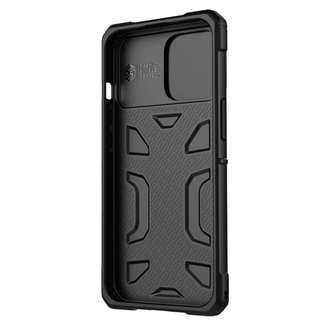 Nillkin iPhone 13 Pro Max Armored Case with Camera Cover Σκληρή Θήκη με Κάλυμμα για την Κάμερα - Black