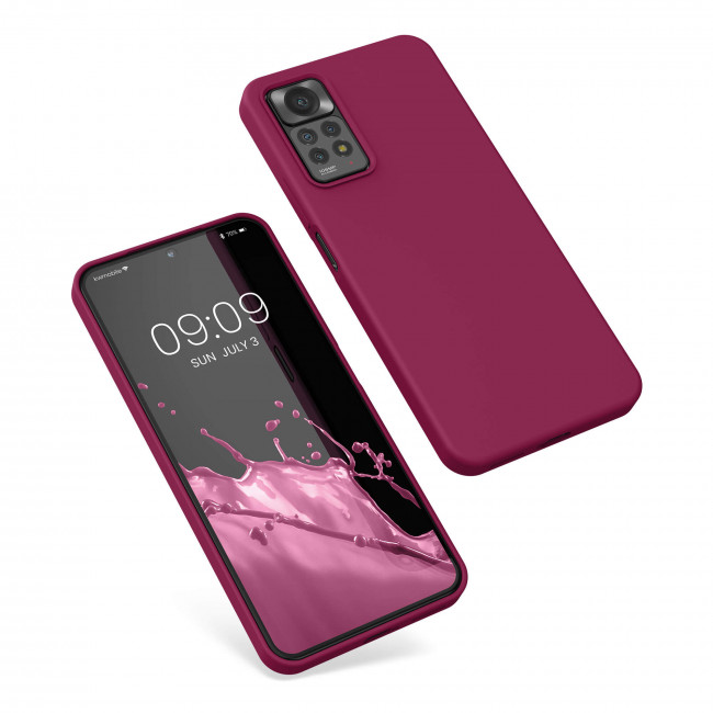 KW Xiaomi Redmi Note 11 Pro / Note 11 Pro 5G Θήκη Σιλικόνης Rubberized TPU - Fuchsia Matt - 57373.100