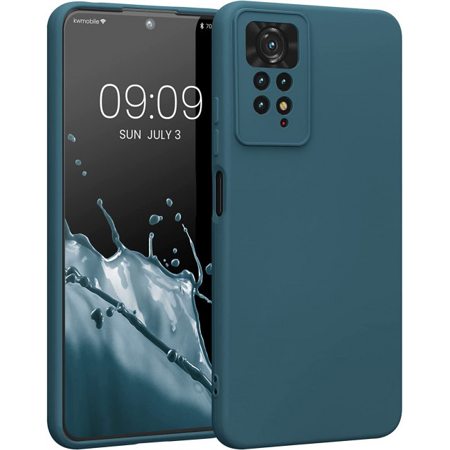 KW Xiaomi Redmi Note 11 Pro / Note 11 Pro 5G Θήκη Σιλικόνης Rubberized TPU - Matte Petrol - 57919.57