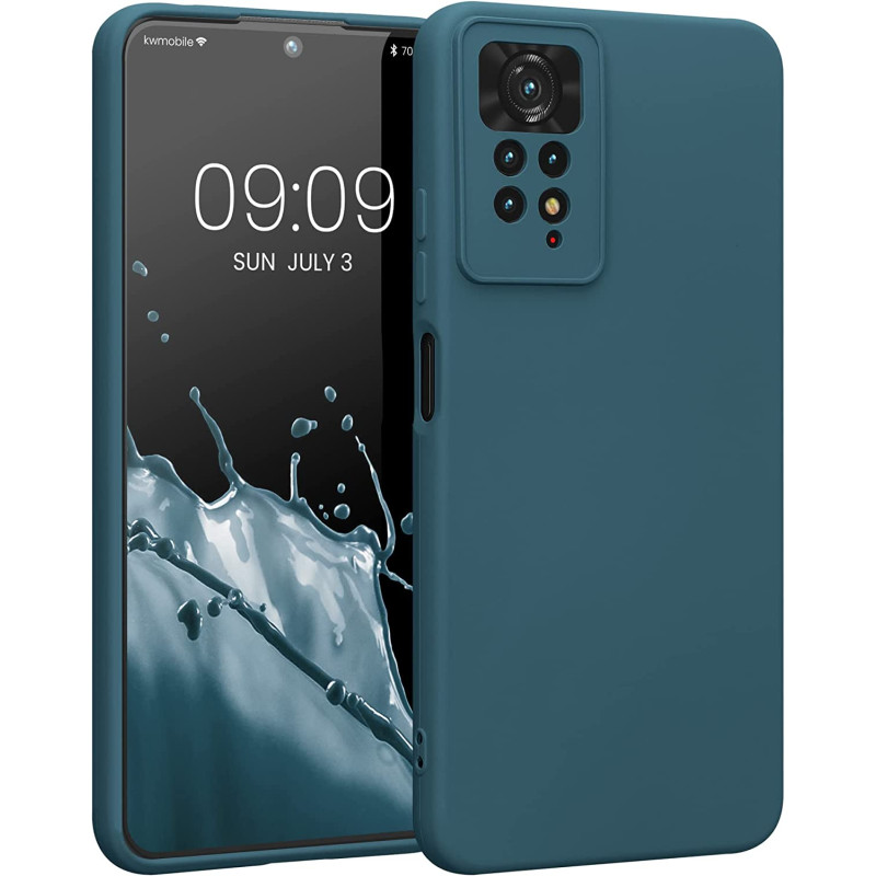 KW Xiaomi Redmi Note 11 Pro / Note 11 Pro 5G Θήκη Σιλικόνης Rubberized TPU - Matte Petrol - 57919.57