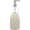 Relaxdays Σαπουνοθήκη Dispenser από Πολυρεσίνη - Beige - 4052025908782