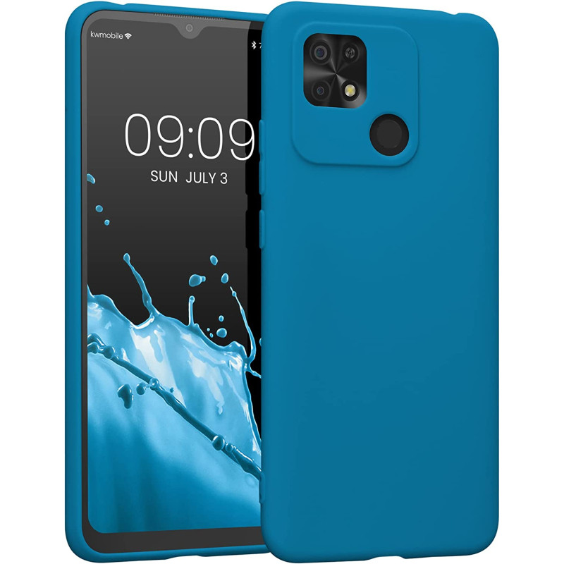 KW Xiaomi Xiaomi Redmi 10C Θήκη Σιλικόνης TPU - Caribbean Blue - 59231.224