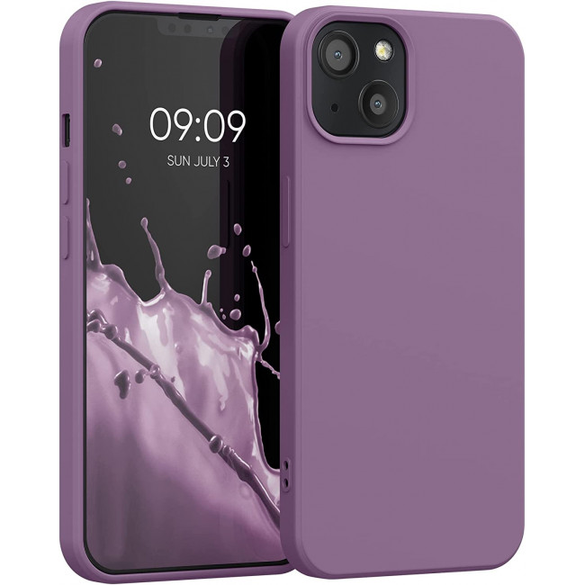 KW iPhone 13 Θήκη Σιλικόνης Rubberized TPU - Orchid Purple - 55948.235