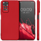 KW Xiaomi Redmi Note 11 / Redmi Note 11S Θήκη Σιλικόνης TPU - Metallic Dark Red - 58651.36