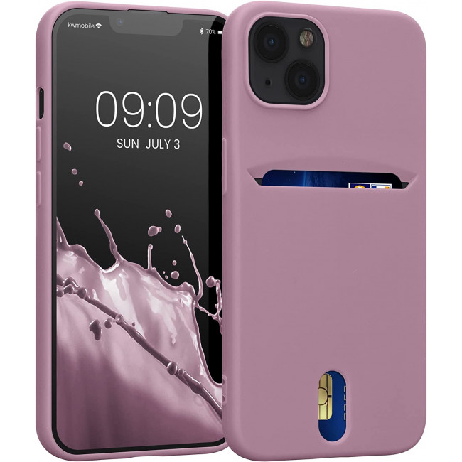 KW iPhone 13 Θήκη Σιλικόνης TPU - Dusty Pink - 57748.10