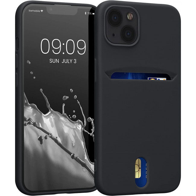 KW iPhone 13 Θήκη Σιλικόνης TPU - Black - 57748.01