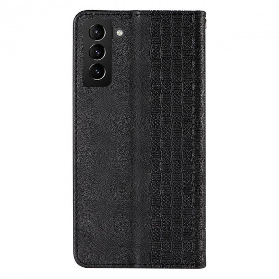 OEM Samsung Galaxy S22 Plus Magnet Strap Θήκη Βιβλίο Stand - Black